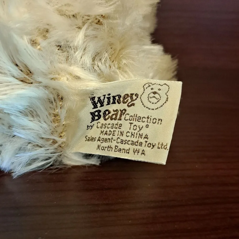 Vintage Limited Edition Mohair The Winey Plush Bear Cascade Toy